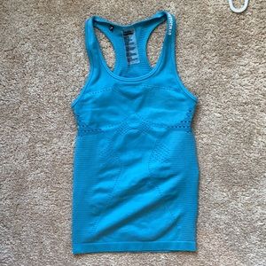 Gymshark Blue Fitted Tank Top Size Small